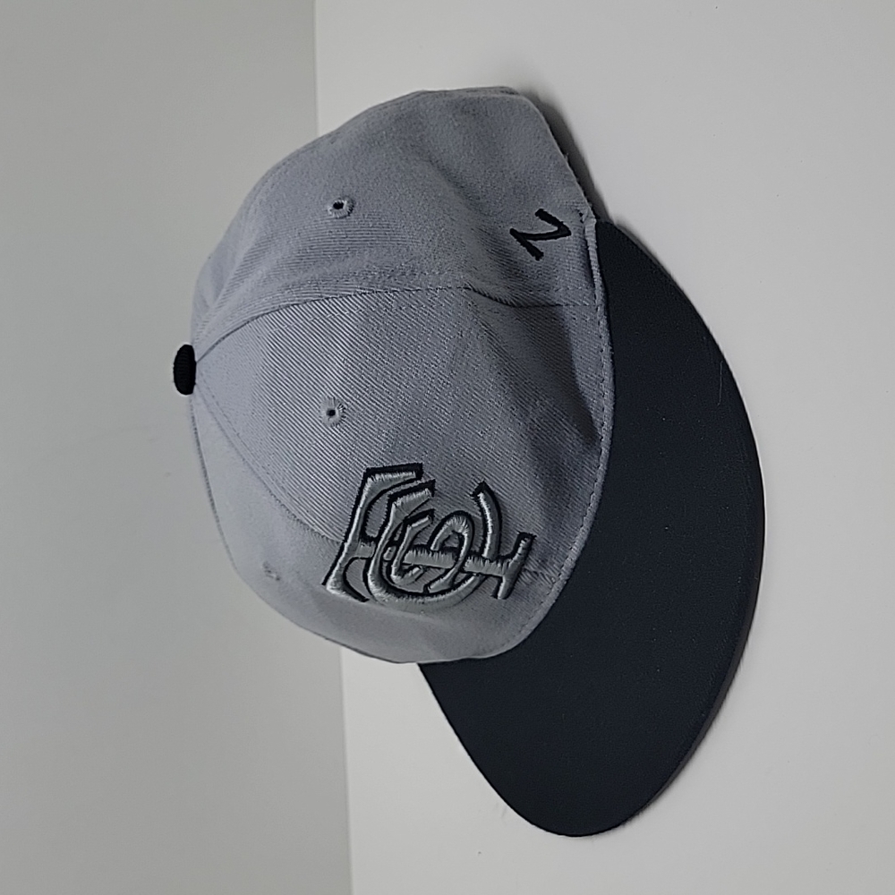 Zephyr Triple Crown Sports Gray & Black Canvas Baseball Cap Hat S